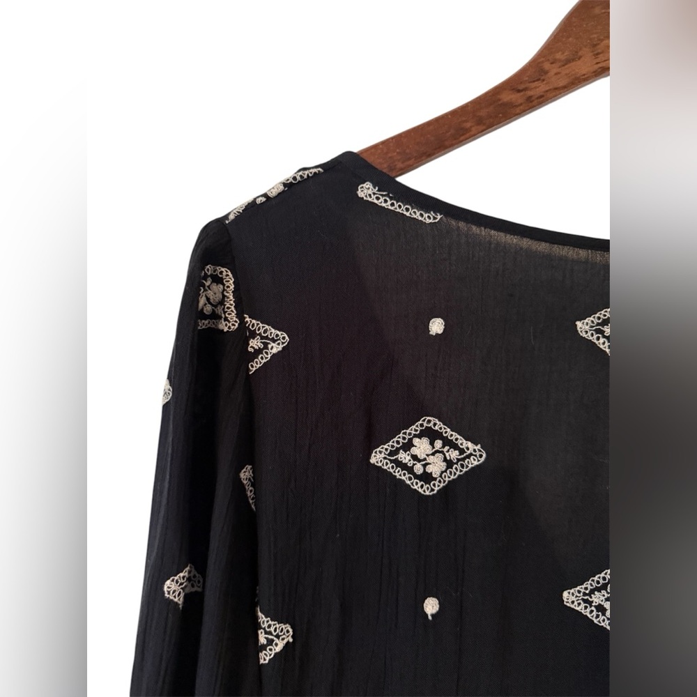 SOLD - BNWT | Free People | Lily of the Valley Maxi Dress | Black/White | Size M - Picture 7 of 10